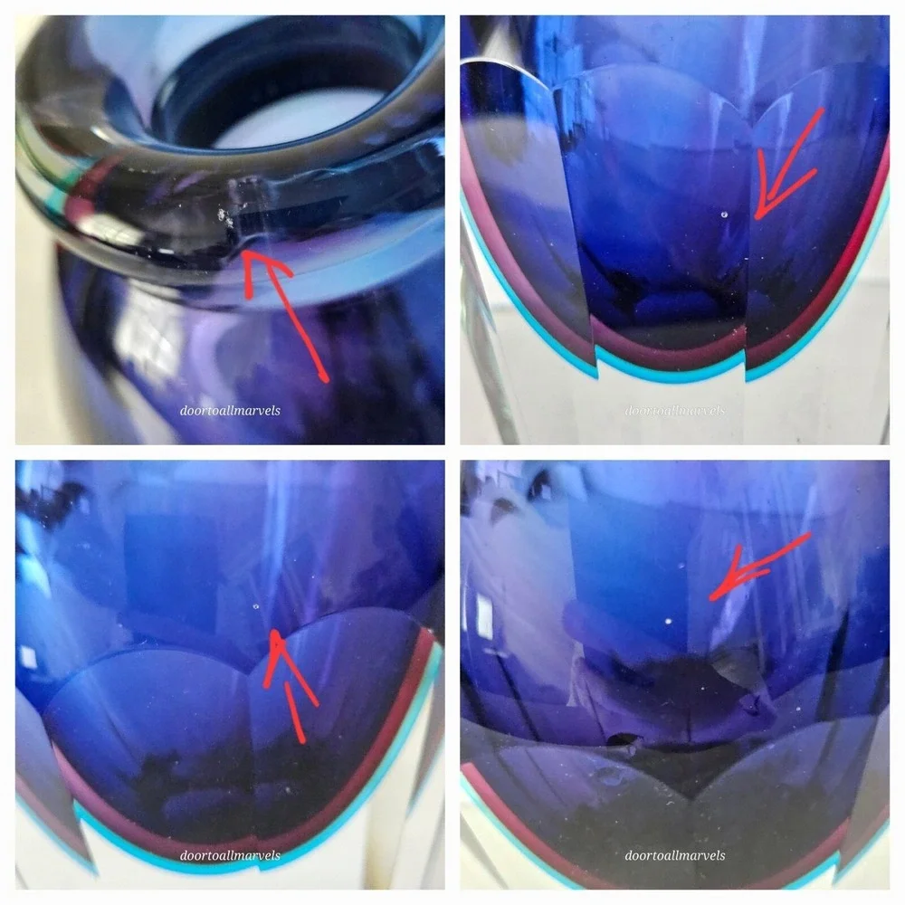 N/A faceted murano